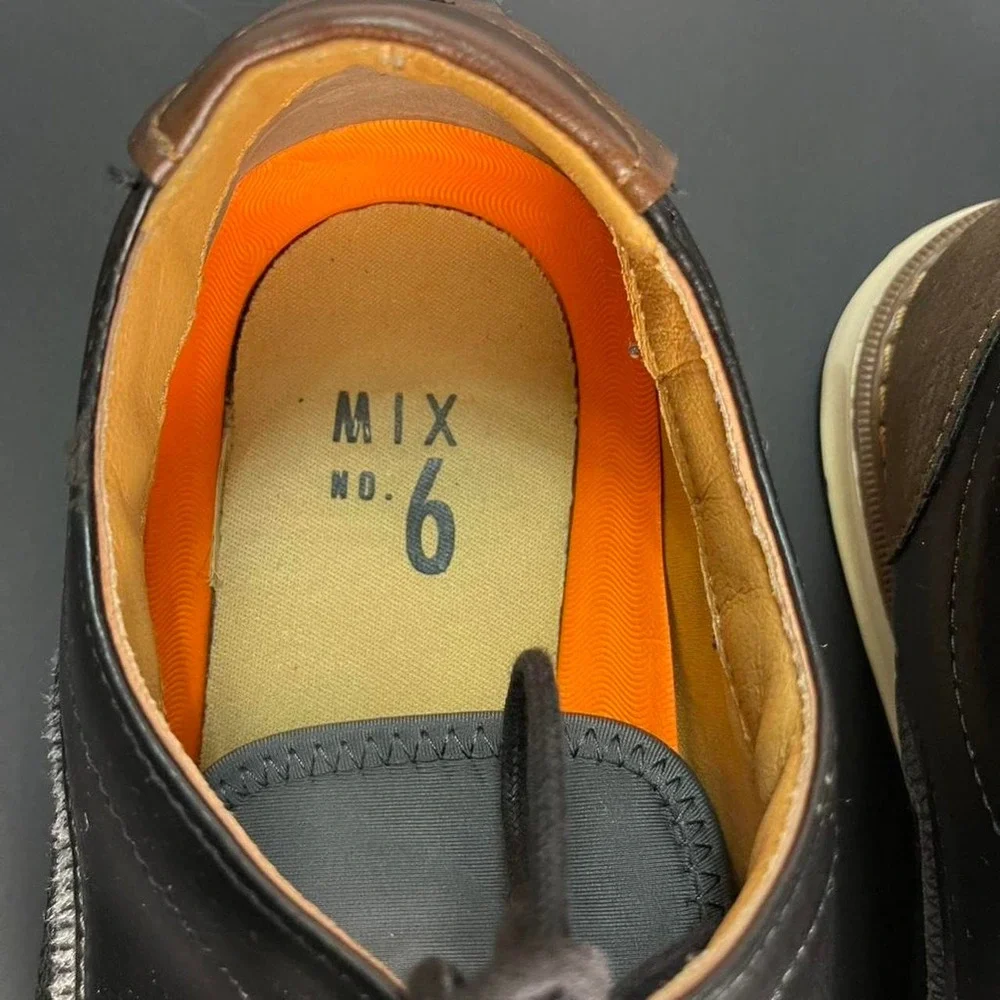 ck mesh lace-up oxfords with brown accents Men's 11 casual Mix no 6